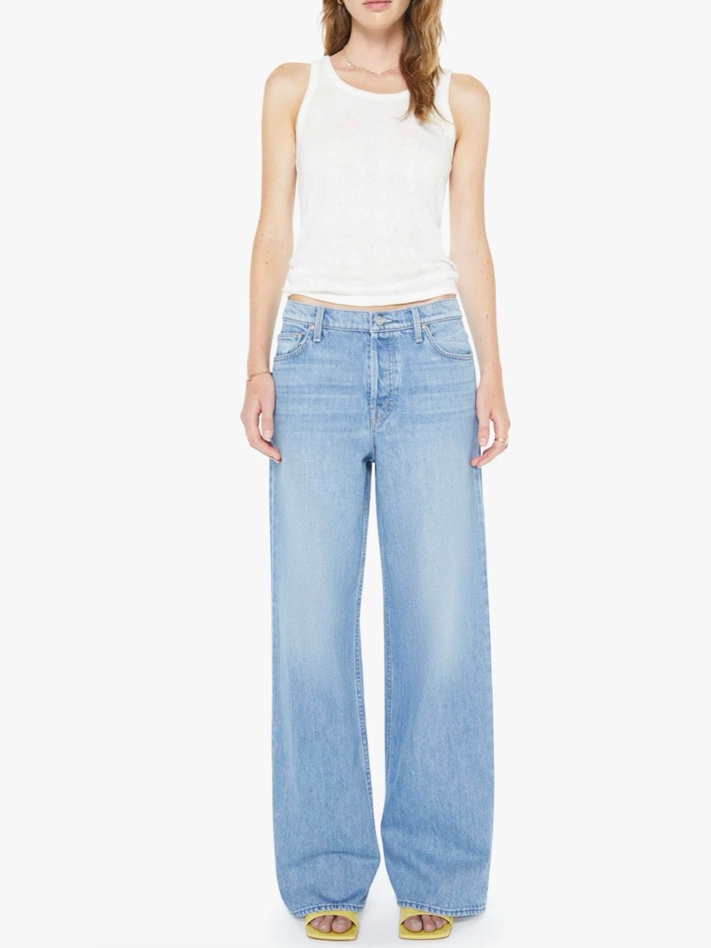 Nwt Mother Lil’ Rerun Zip Jeans In Last Bite Women’s Size 26